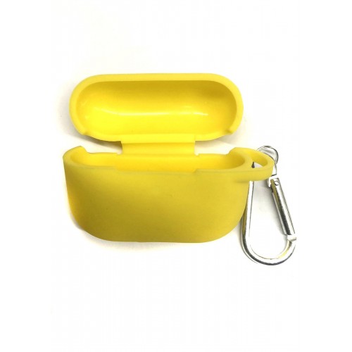 Airpods Pro Silicone 2.5mm with Keychain Yellow